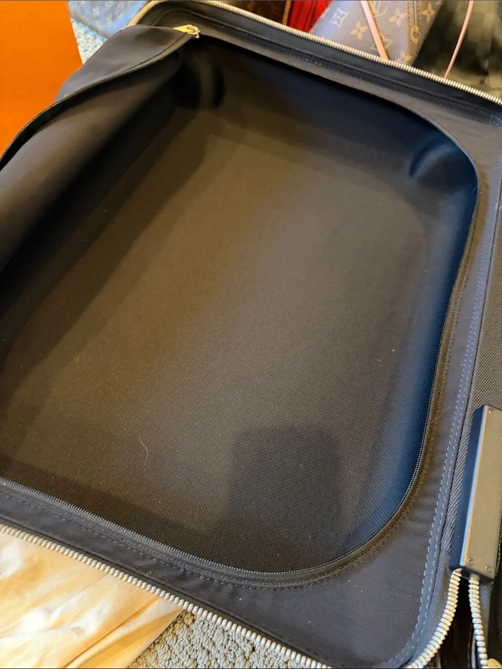Louis Vuitton Black Embossed Monogram Carry-On - Picture 10 of 10